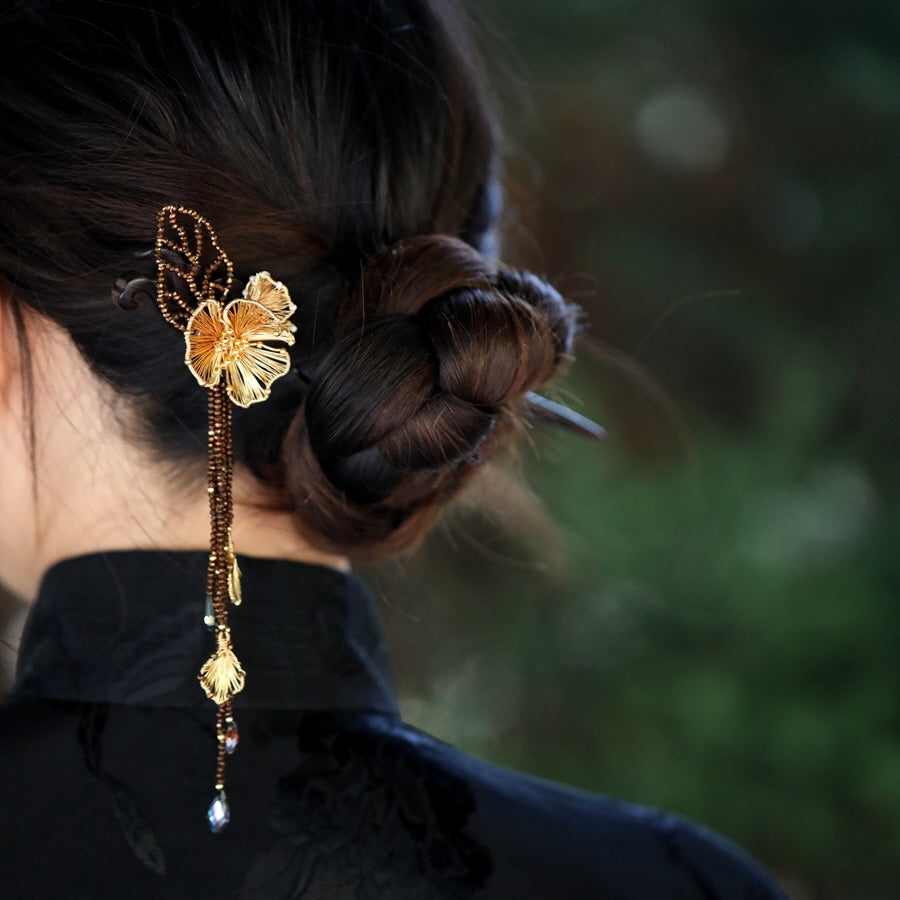 Golden Brown Precious Hair Stick