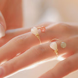 Asymmetric Magnolia Confidence Ring