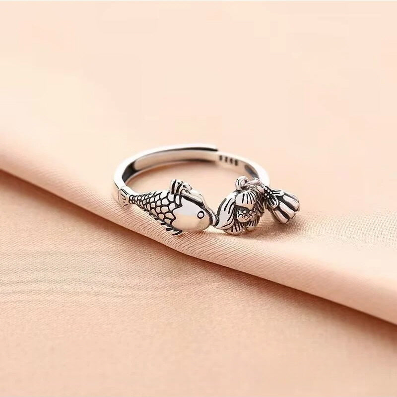 Koi Pond Vingtage Ring