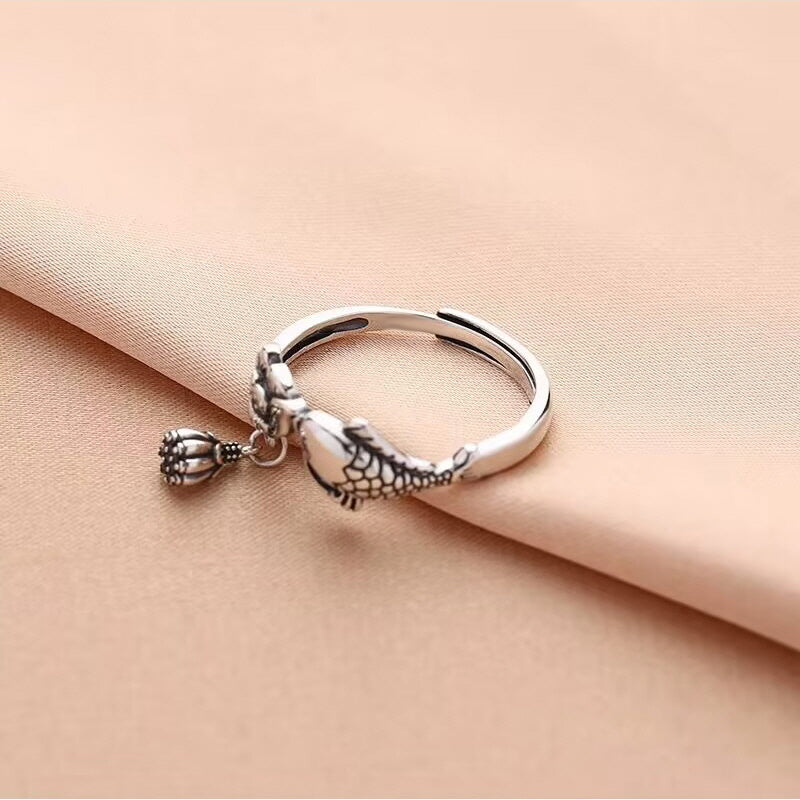 Koi Pond Vingtage Ring