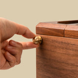 Walnut Ritual Mirror Jewelry Box