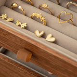 Walnut Ritual Mirror Jewelry Box