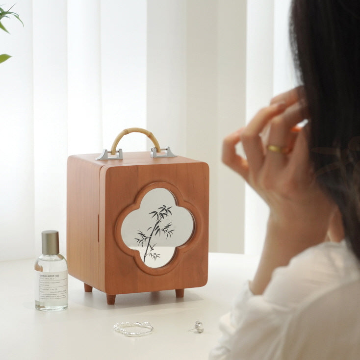 Zen Bamboo Handle Jewelry Box