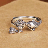 Koi Pond Vingtage Ring
