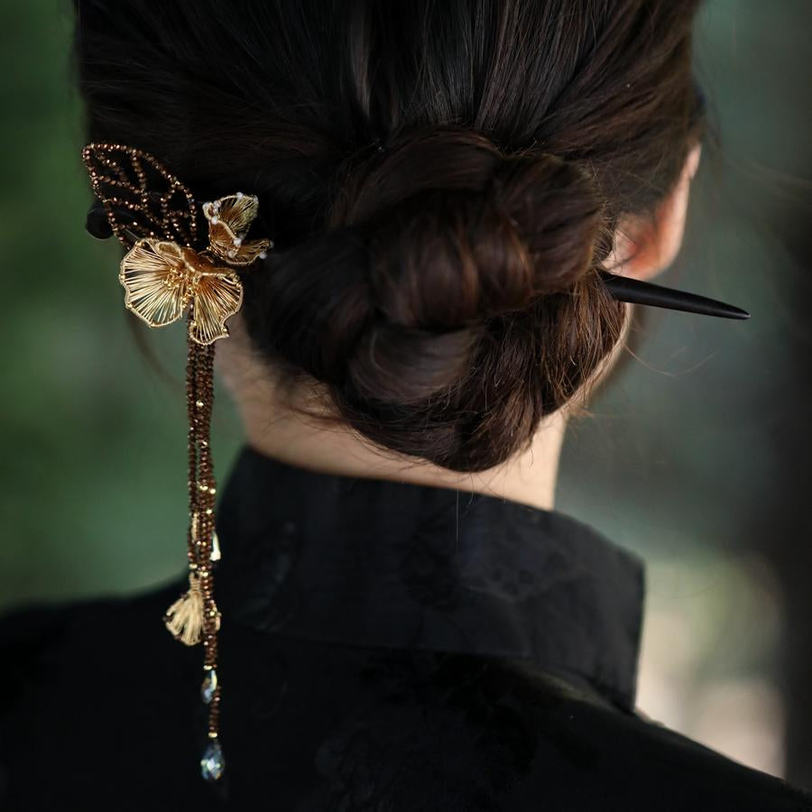 Golden Brown Precious Hair Stick