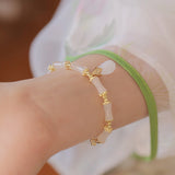Ice Bamboo Magnolia Bracelet
