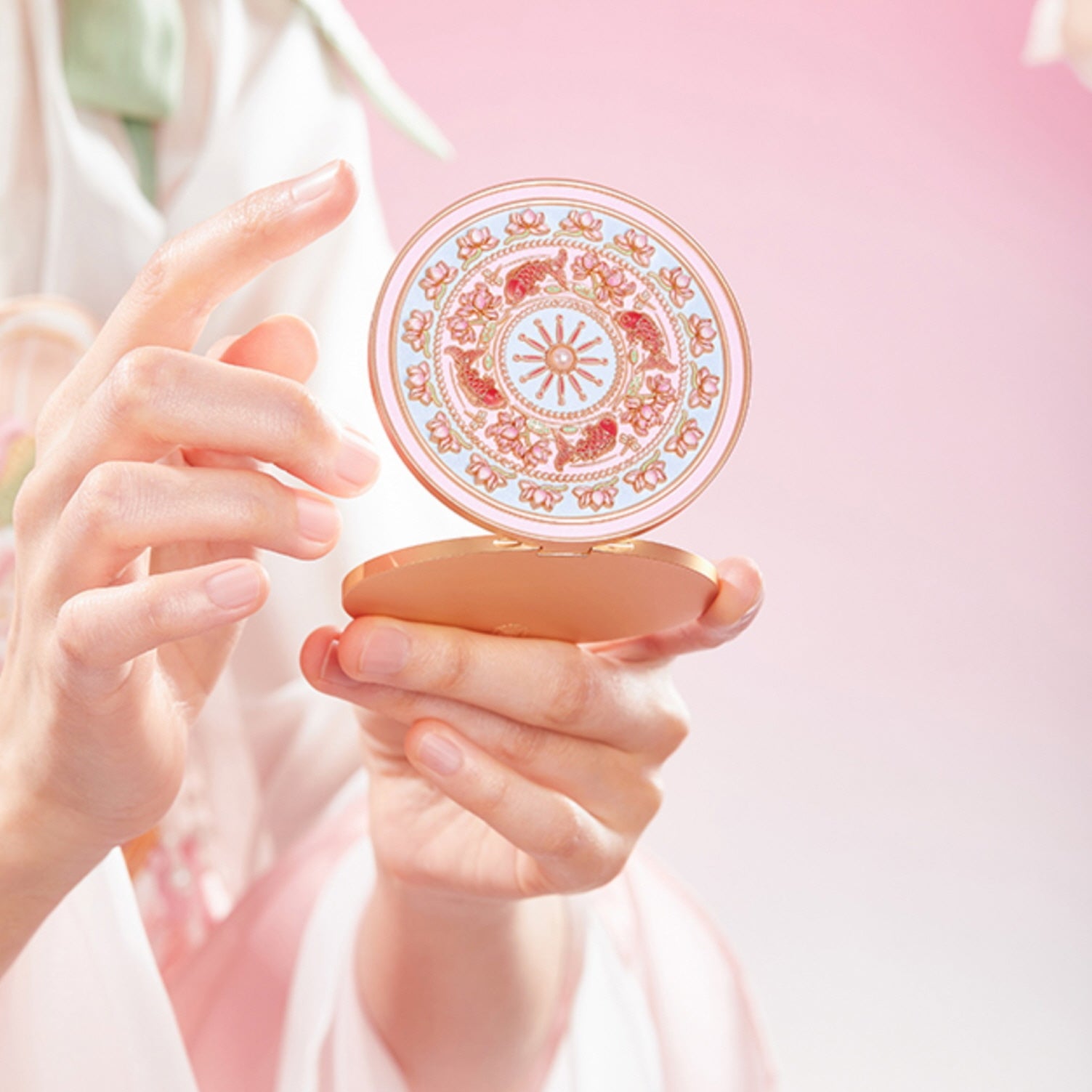 Imperial Garden Compact Mirror