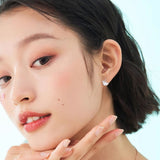 Timeless Pure Silver Ginkgo Earrings