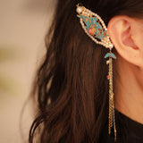 Flowing Tassel Side Hair Pin