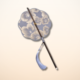 Chrysanthemum Gold Embroidery Fan