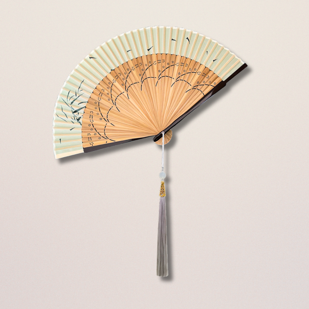 Silk Breeze Handmade Bamboo Fan