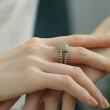 Ancient Fish Bead Ring