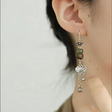 Retro Distressed Asymmetrical Earrings