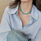 Majestic Turquoise Blue Necklace