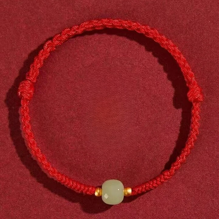 Jade Light Knotted Bracelet
