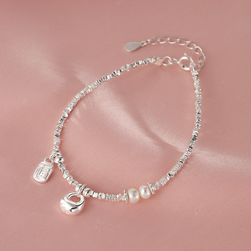 Blessed Pouch Silver Bracelet