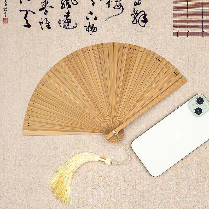 Tiny Bamboo Folding Fan (3 color)