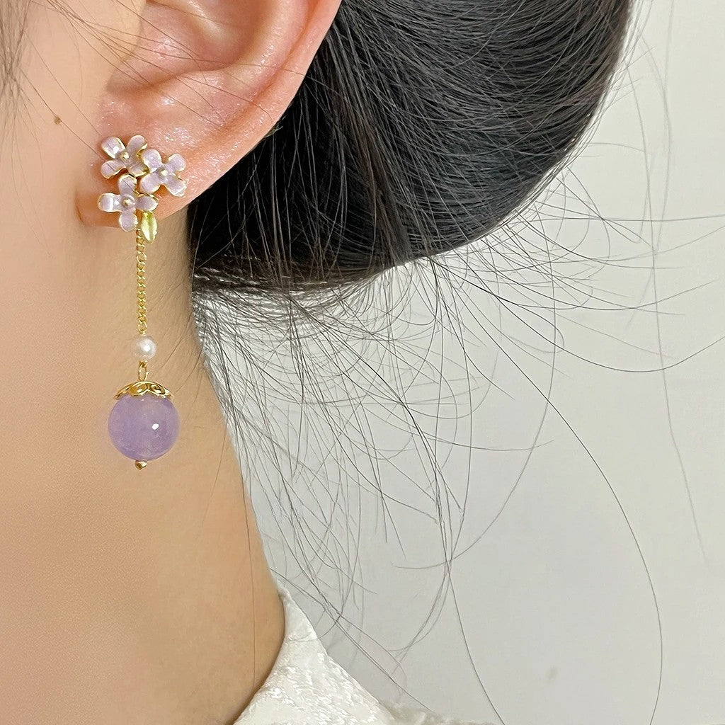 Violet Secret Land Earrings