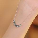 Serenity Jade Arc Necklace