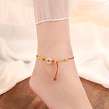 Koi Orbit Celestial Jade Anklet