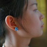 Square Flag Pattern Earrings