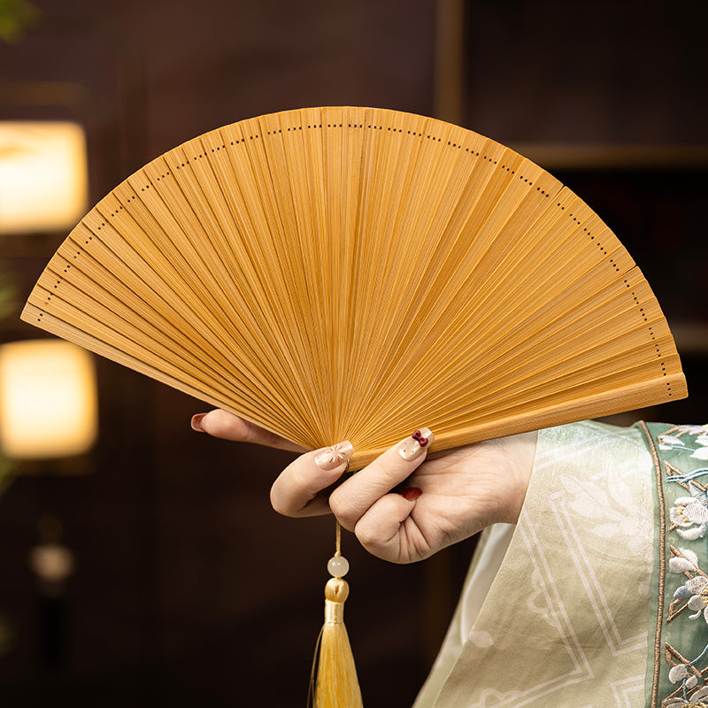 Tiny Bamboo Folding Fan (3 color)
