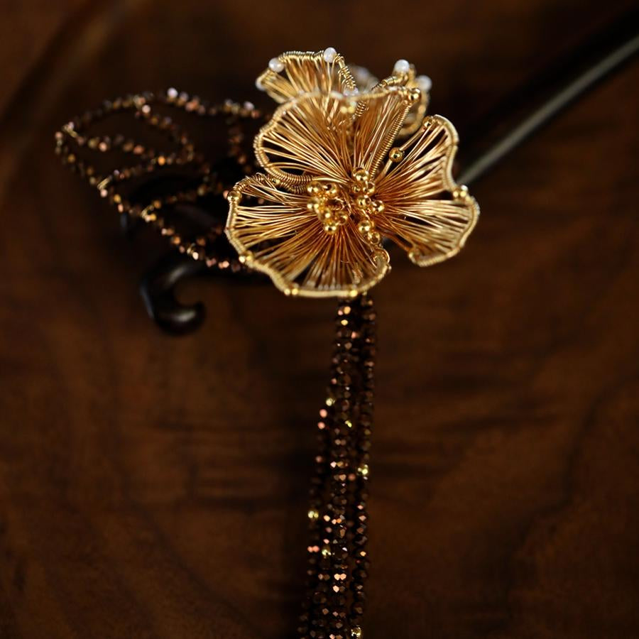 Golden Brown Precious Hair Stick