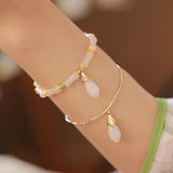 Magnolia Ice Green Bamboo Bracelet