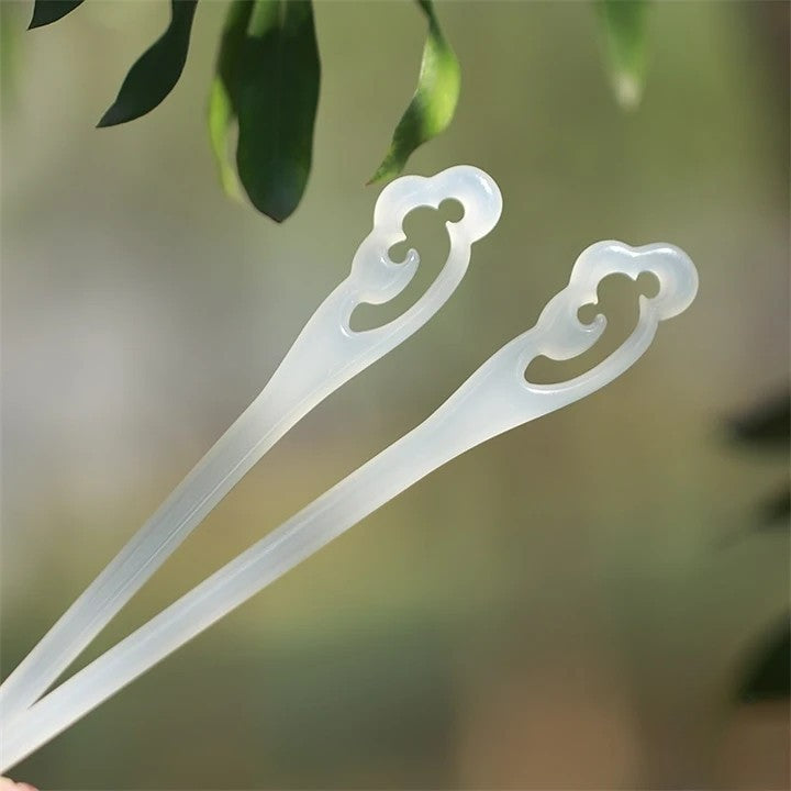 Soft Cloud Jade Hair Stick