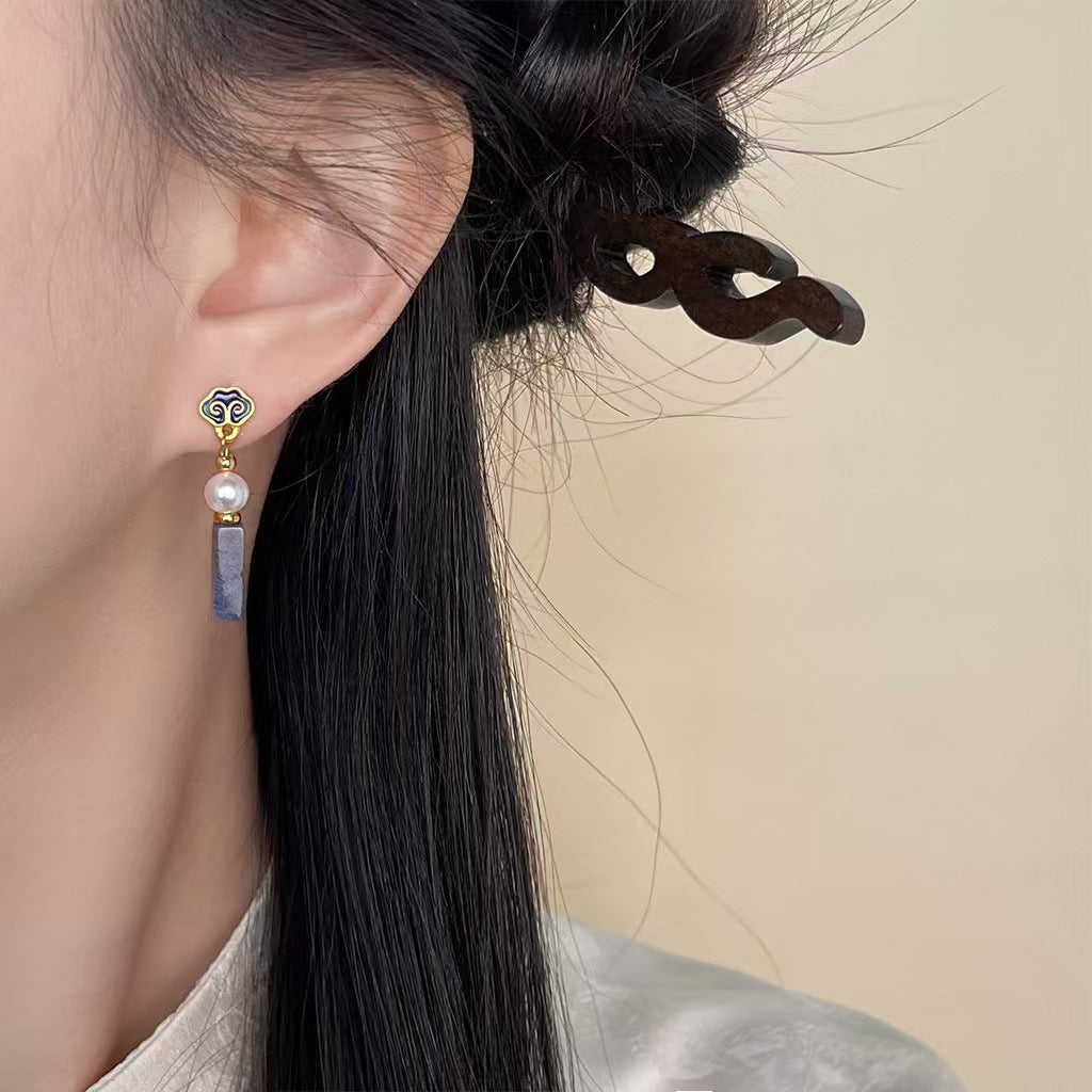 Garden of Dreams Blue Earrings