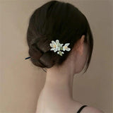 Elegant Magnolia Wooden Hair Stick
