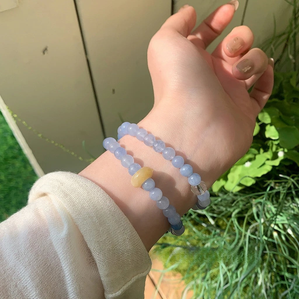 Serene Blue Agate Bracelet