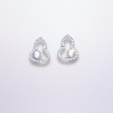 Aurora Gourd Pearl Earrings