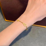 Openwork Gourd Coin Bracelet