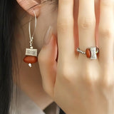 Persimmon Wish Silver Ring