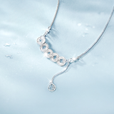 Five Emperors Silver Coin Necklace