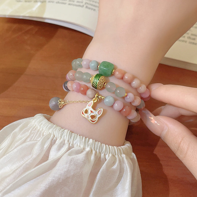 Fox Pastel Joy Wrap Bracelet