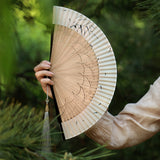 Hanfu cheongsam fan, ancient style folding fan, new Chinese female fan, summer Chinese fan, folding portable classical dance fan