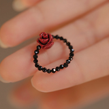 Energy Cinnabar Rose Ring