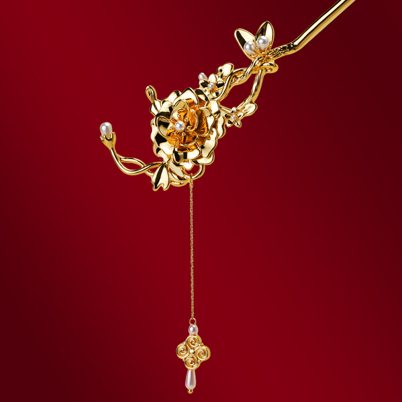 The Queen Mirror & Hair Stick Set