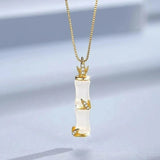 Heart Warming Bamboo Necklace