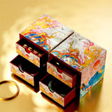 Traditional East Asian Painted Jewelry Box