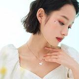 Ginkgo Pearl Oyster Necklaces