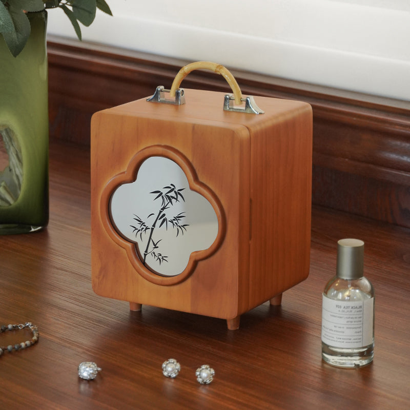 Zen Bamboo Handle Jewelry Box