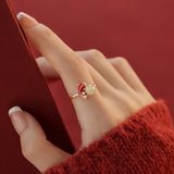 Koi Treasure Silver Ring