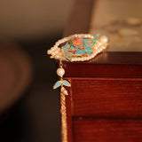 Flowing Tassel Side Hair Pin