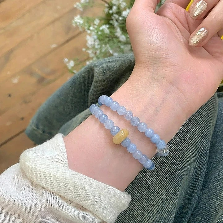 Serene Blue Agate Bracelet