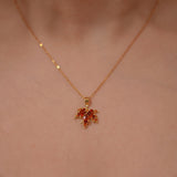 Autumn Embrace Maple Necklace