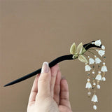 Lily of the Valley Tassel Hairstick