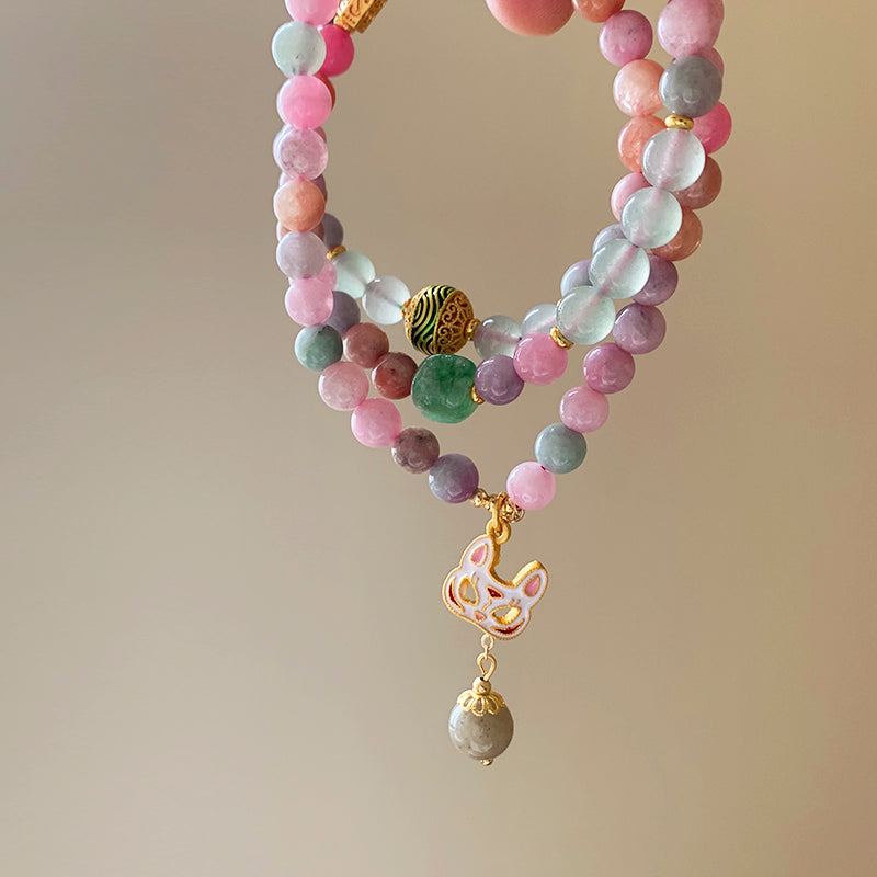 Fox Pastel Joy Wrap Bracelet